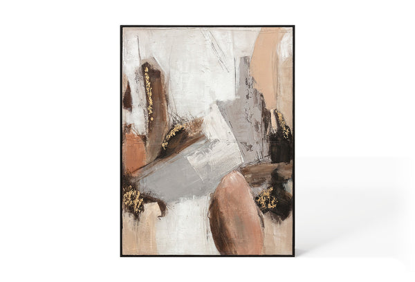 Oil on Canvas 21 Framed Abstract Painting 90 x 120cm - Berkeley Designs