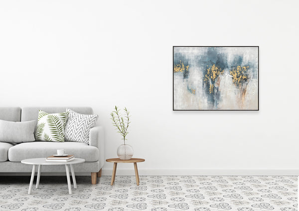 Oil on Canvas 25 Framed Abstract Painting 120 x 90cm - Berkeley Designs