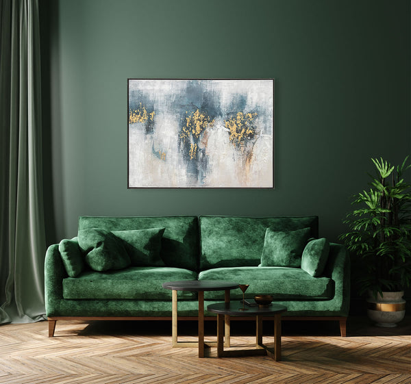 Oil on Canvas 25 Framed Abstract Painting 120 x 90cm - Berkeley Designs