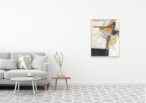 Oil on Canvas 26 Framed Abstract Painting 90 x 120cm - Berkeley Designs