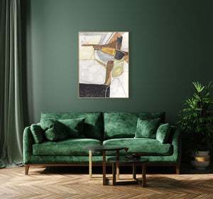 Oil on Canvas 26 Framed Abstract Painting 90 x 120cm - Berkeley Designs