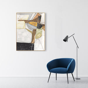Oil on Canvas 26 Framed Abstract Painting 90 x 120cm - Berkeley Designs