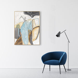 Oil on Canvas 27 Framed Abstract Painting 90 x 120cm - Berkeley Designs