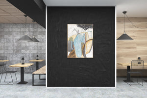 Oil on Canvas 27 Framed Abstract Painting 90 x 120cm - Berkeley Designs