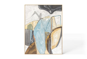 Oil on Canvas 27 Framed Abstract Painting 90 x 120cm - Berkeley Designs