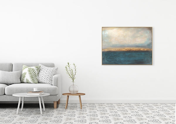 Oil on Canvas 29 Framed Abstract Painting 120 x 90cm - Berkeley Designs