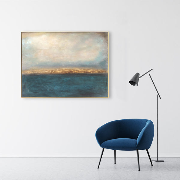 Oil on Canvas 29 Framed Abstract Painting 120 x 90cm - Berkeley Designs