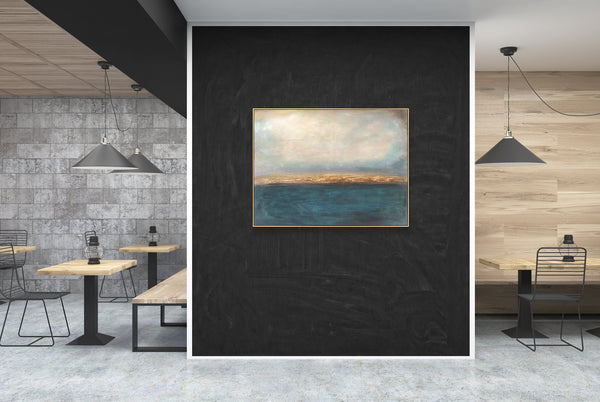 Oil on Canvas 29 Framed Abstract Painting 120 x 90cm - Berkeley Designs