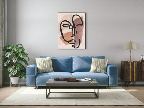 Oil on Canvas 30 Framed Abstract Painting 120 x 90cm - Berkeley Designs