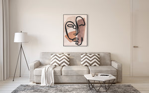 Oil on Canvas 30 Framed Abstract Painting 120 x 90cm - Berkeley Designs