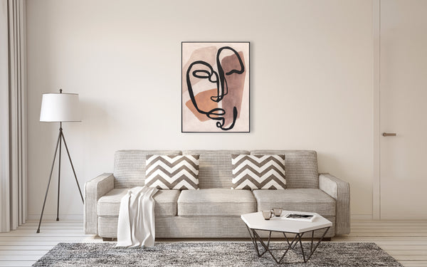 Oil on Canvas 30 Framed Abstract Painting 120 x 90cm - Berkeley Designs