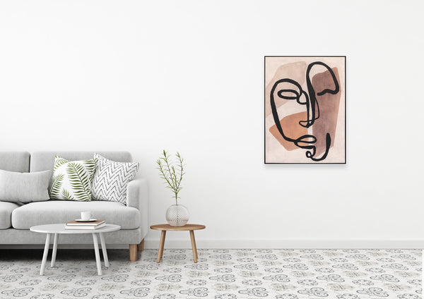 Oil on Canvas 30 Framed Abstract Painting 120 x 90cm - Berkeley Designs