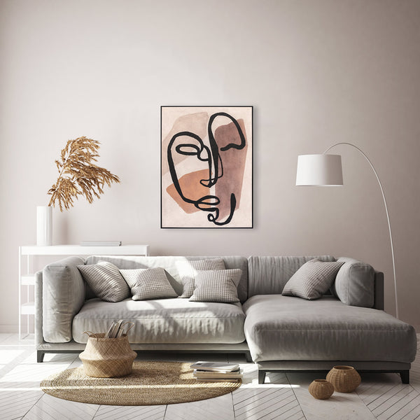 Oil on Canvas 30 Framed Abstract Painting 120 x 90cm - Berkeley Designs