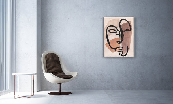 Oil on Canvas 30 Framed Abstract Painting 120 x 90cm - Berkeley Designs
