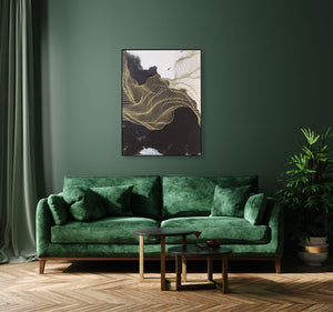 Abstract Design 31 Framed Canvas Print 90 x 120cm - Berkeley Designs