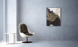 Abstract Design 31 Framed Canvas Print 90 x 120cm - Berkeley Designs