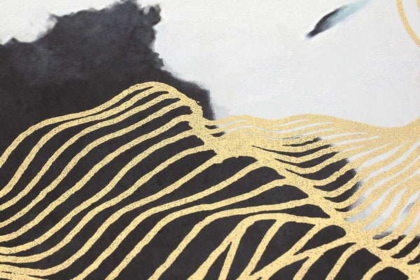 Abstract Design 31 Framed Canvas Print 90 x 120cm - Berkeley Designs
