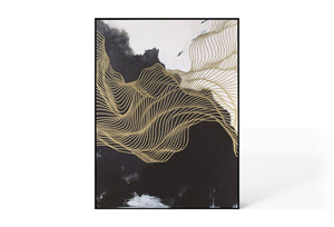 Abstract Design 31 Framed Canvas Print 90 x 120cm - Berkeley Designs