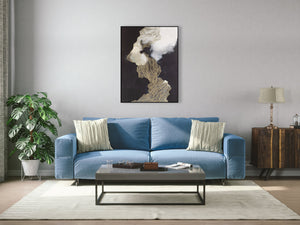 Abstract Design 32 Framed Canvas Print 90 x 120cm - Berkeley Designs