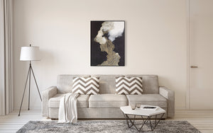 Abstract Design 32 Framed Canvas Print 90 x 120cm - Berkeley Designs