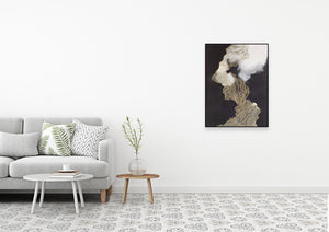 Abstract Design 32 Framed Canvas Print 90 x 120cm - Berkeley Designs