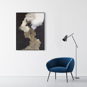 Abstract Design 32 Framed Canvas Print 90 x 120cm - Berkeley Designs