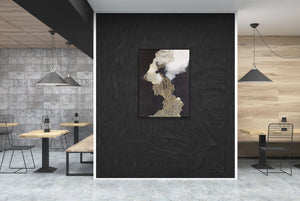 Abstract Design 32 Framed Canvas Print 90 x 120cm - Berkeley Designs