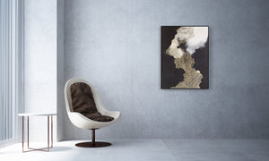 Abstract Design 32 Framed Canvas Print 90 x 120cm - Berkeley Designs