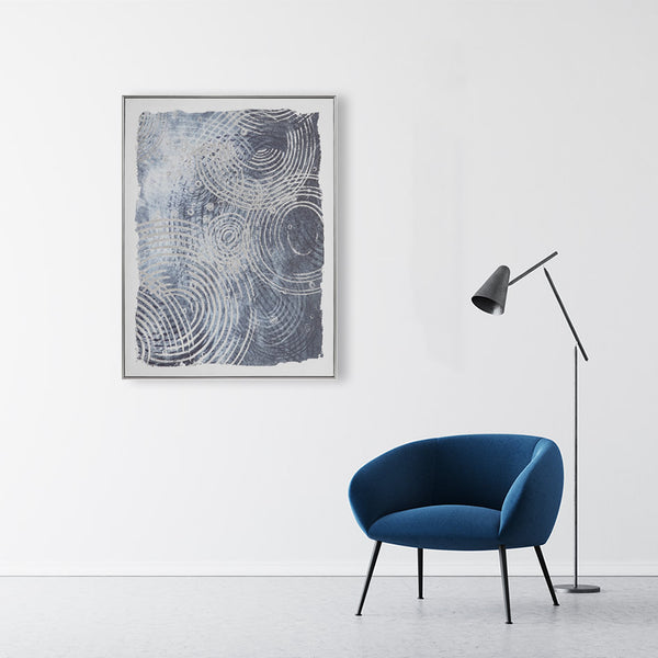 Abstract Design 34 Framed Canvas Print 80 x 100cm - Berkeley Designs