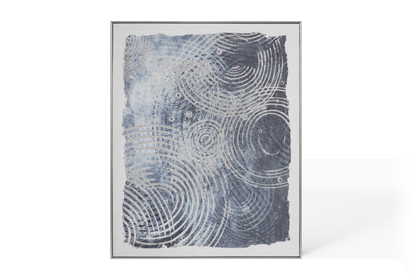 Abstract Design 34 Framed Canvas Print 80 x 100cm - Berkeley Designs
