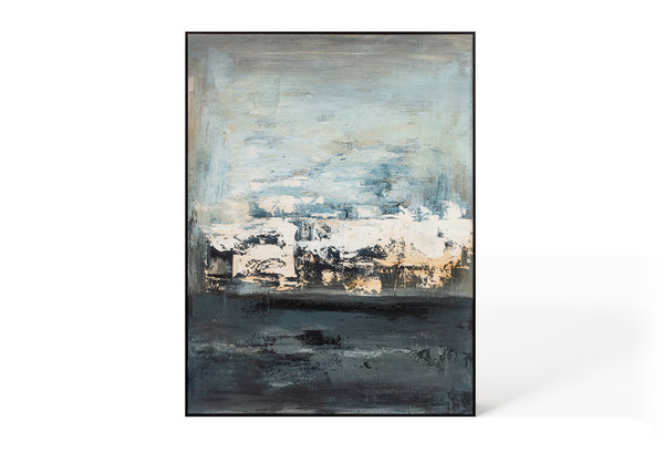 Oil on Canvas 73 Framed Abstract Painting 90 x 120cm - Berkeley Designs
