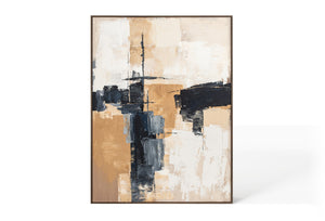 Oil on Canvas 75 Framed Abstract Painting 90 x 120cm - Berkeley Designs