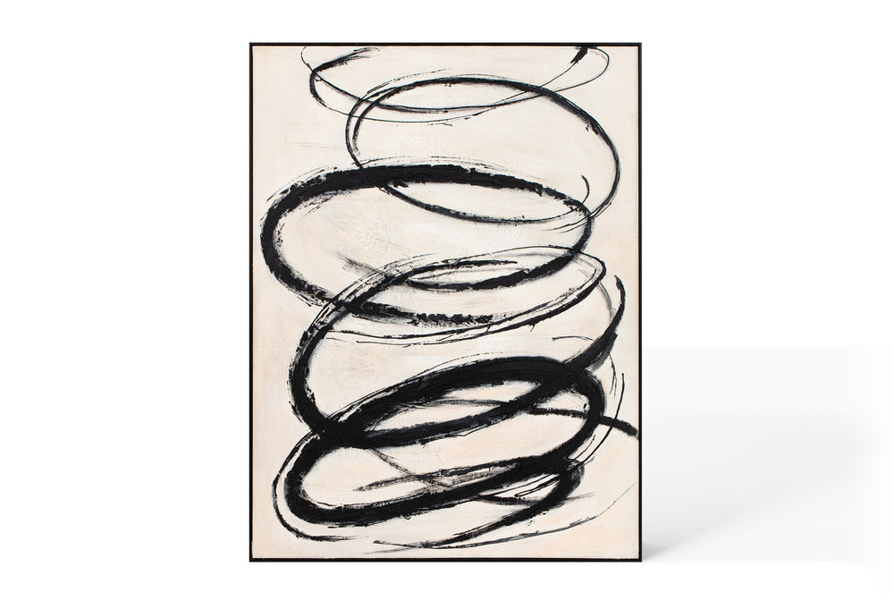 Oil on Canvas 76 Framed Abstract Painting 90 x 120cm - Berkeley Designs