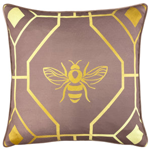 Bee Deco 43x43 Feather Filled Cushion Blush - view 2