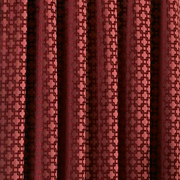 Belmont 229x229 Pencil Pleat Curtains Claret - view 5