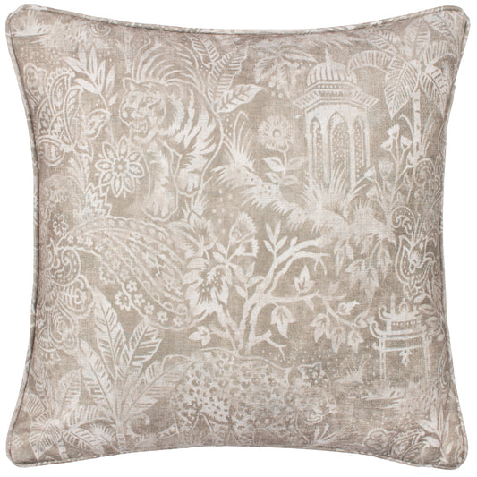 BENGAL 50X50 FEATHER FILLED CUSHION LINEN