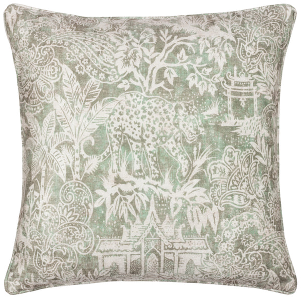 Bengal 50x50 Feather Filled Cushion Sage - view 2