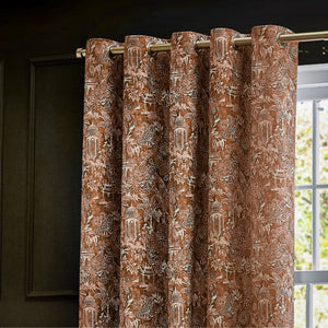 Bengal 117x137 Eyelet Curtains Amber - view 3