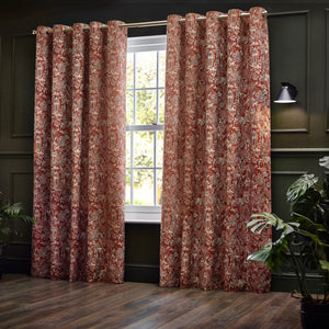 Bengal 117x137 Eyelet Curtains Amber - view 6