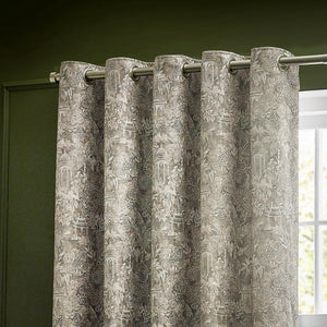 Bengal 117x137 Eyelet Curtains Linen - view 3