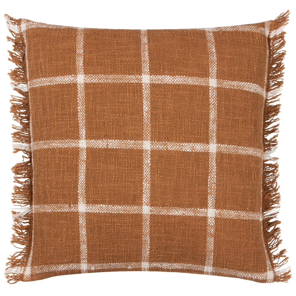 Beni 45x45 Feather Filled Cushion Ginger/natural
