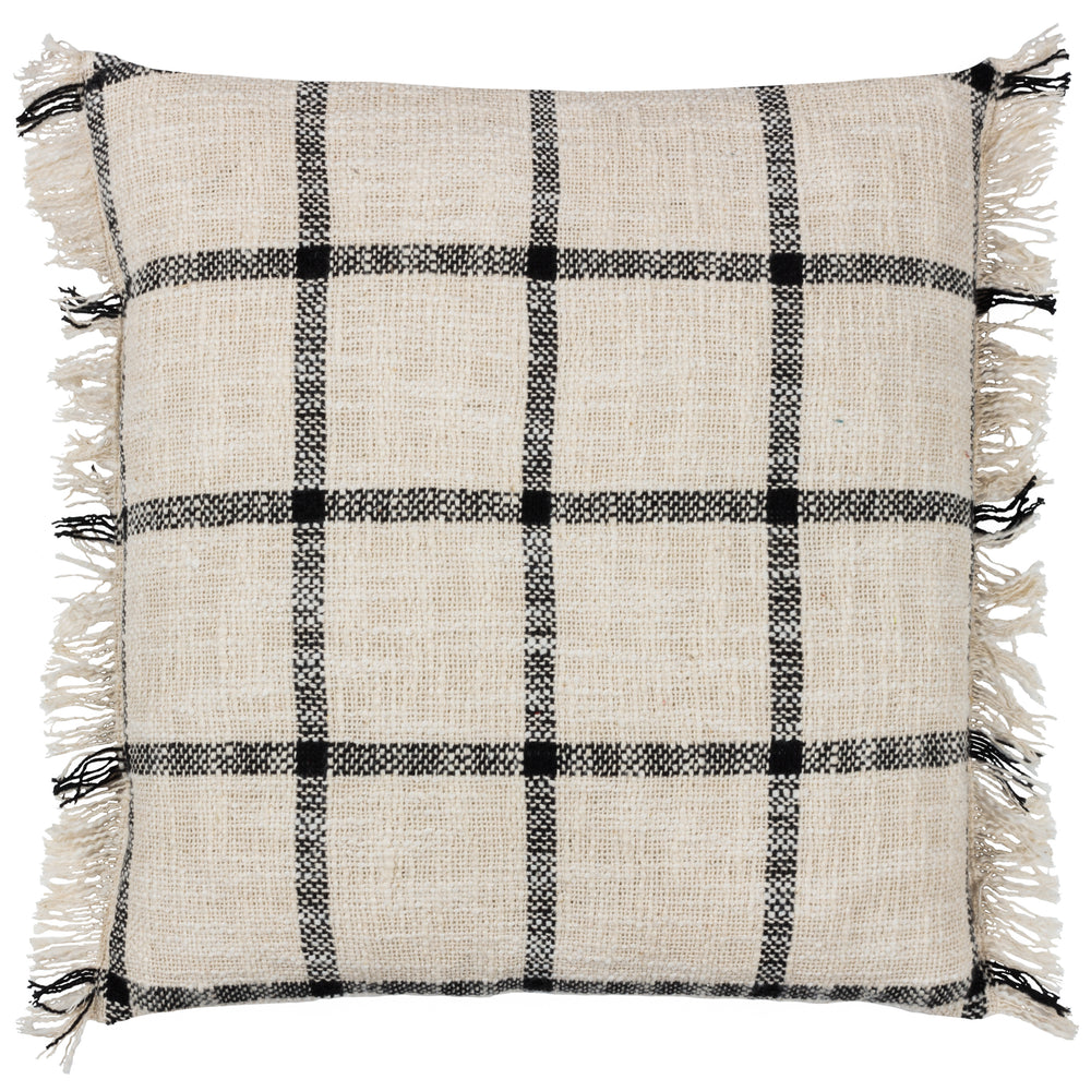 Beni 45x45 Feather Filled Cushion Natural/black