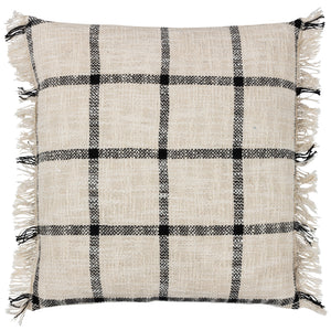 Beni 45x45 Feather Filled Cushion Natural/black - view 2