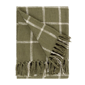 Beni 130x180 Throw Moss/natural - view 2