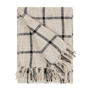 Beni 130x180 Throw Natural/black - view 2