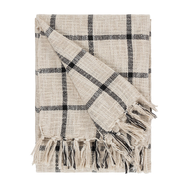 Beni 130x180 Throw Natural/black - view 2