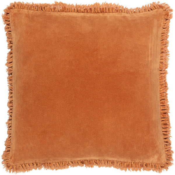 Bertie 45x45 Feather Filled Cushion Rust - view 2