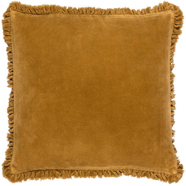 Bertie 45x45 Feather Filled Cushion Saffron - view 2