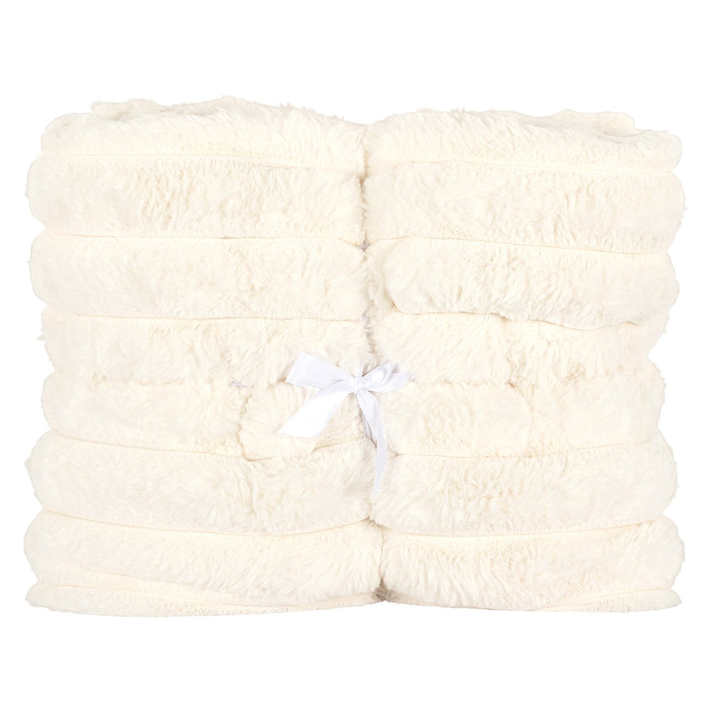 Furry blanket Amin (White)