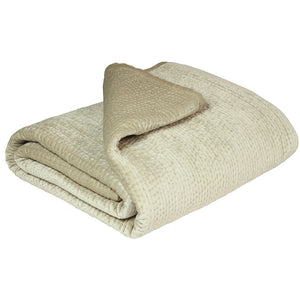 Brooklands 265x265 Bedspread Champagne - Riva
